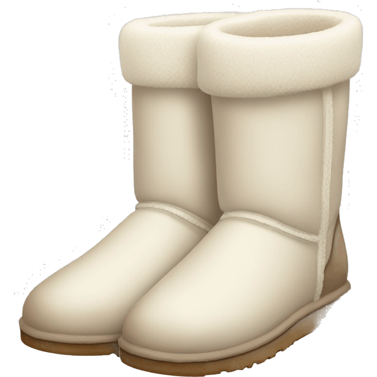 milky ugg boots emoji