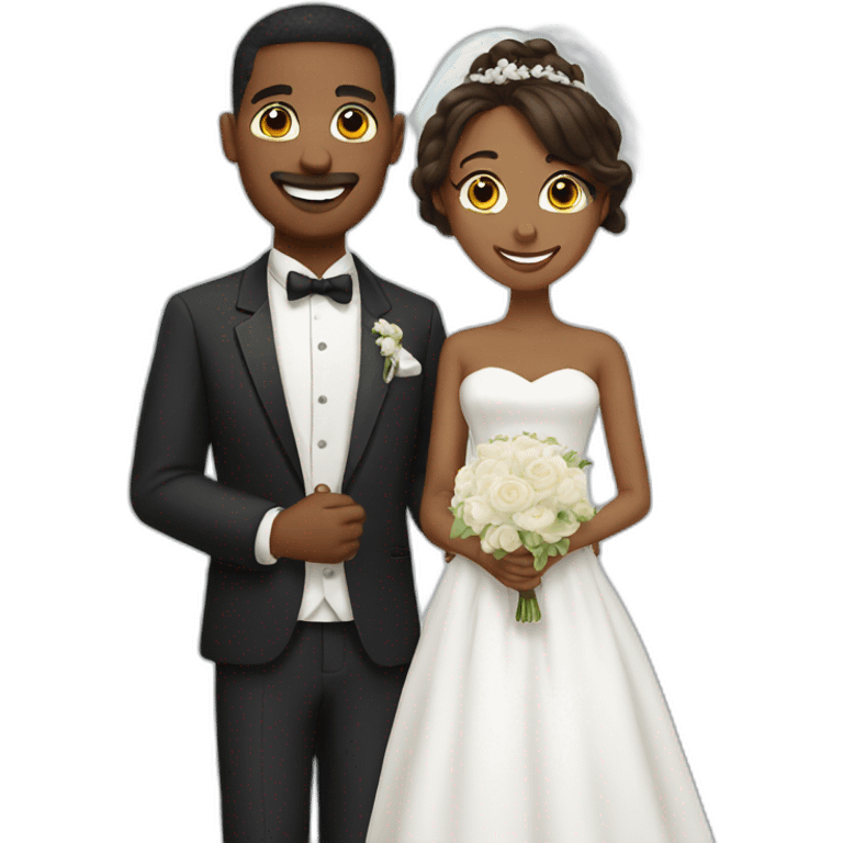 couple wedding emoji