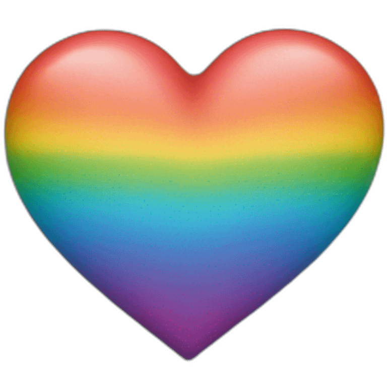 Rainbow heart emoji