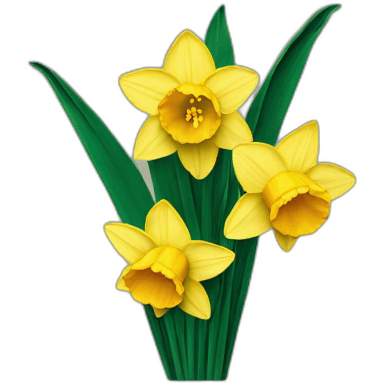 daffodil flowers emoji