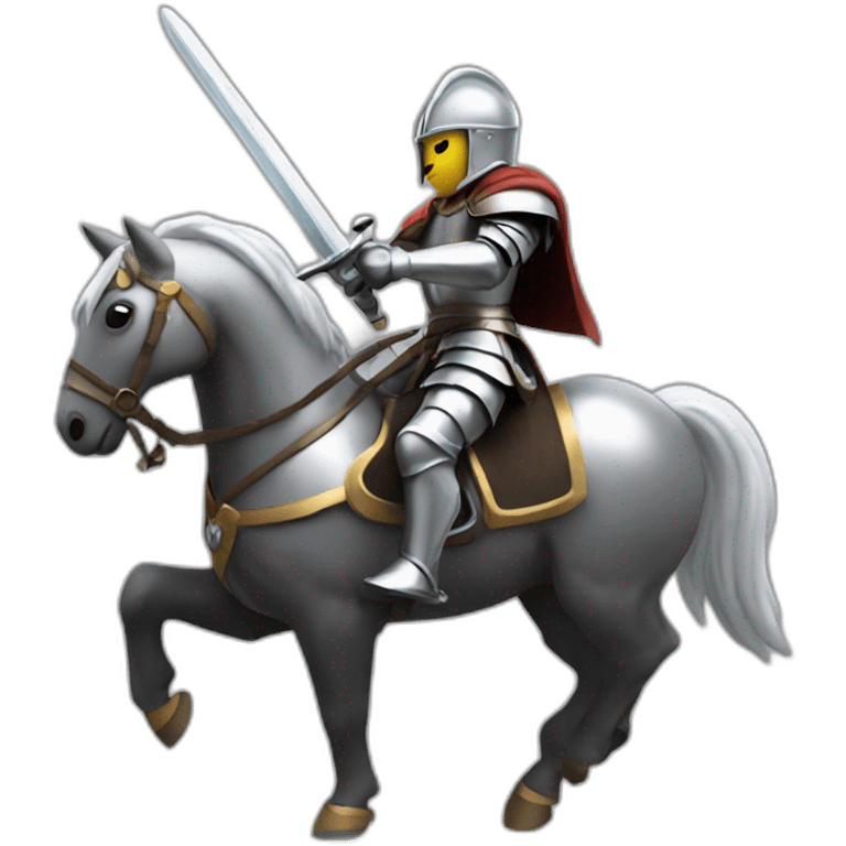 Charging knight on horse emoji