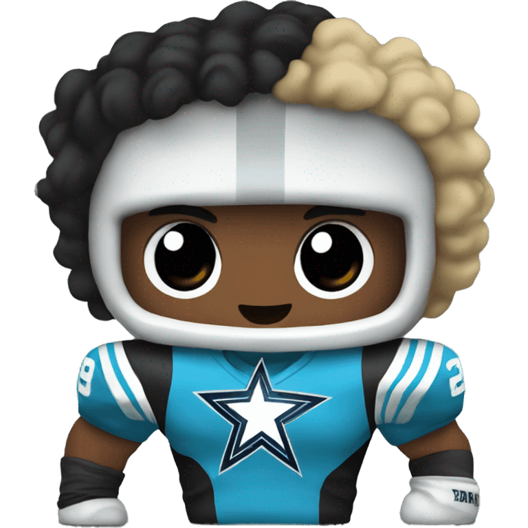 Cowboys vs panthers emoji