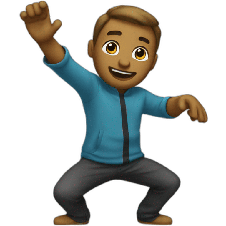 Un emoji qui fait un dab emoji