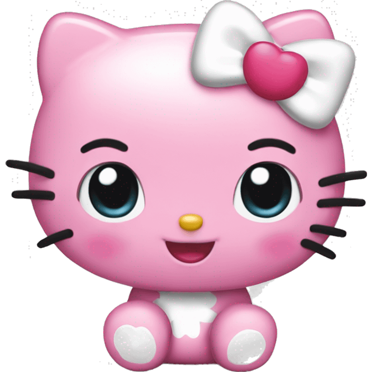 hello kitty happy emoji