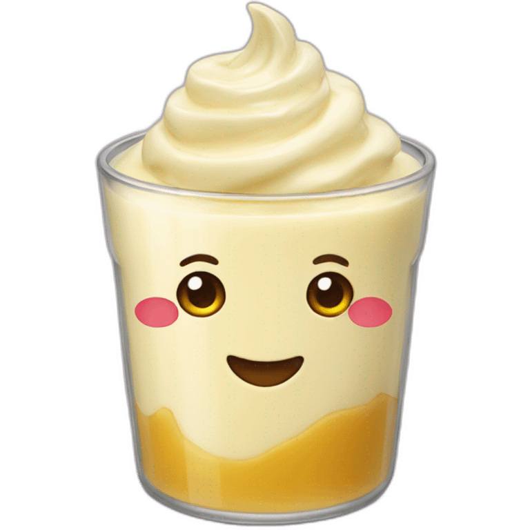 vanilla pudding emoji