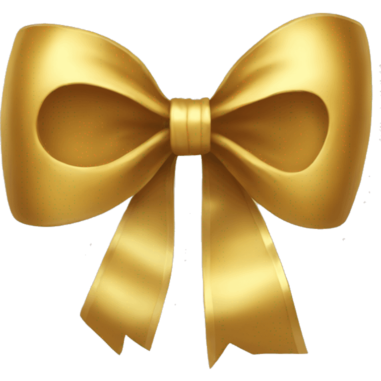 gold bow  emoji