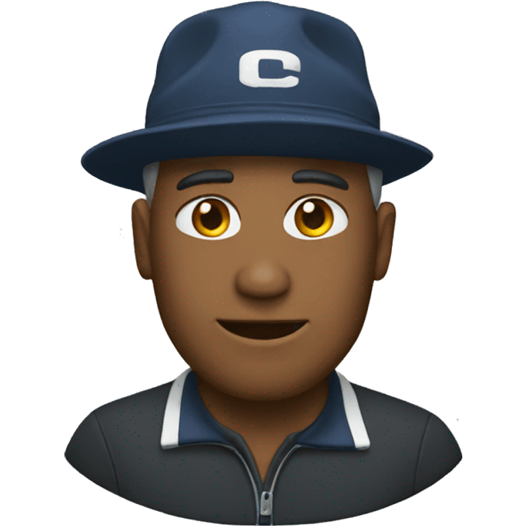 coach with a hat emoji