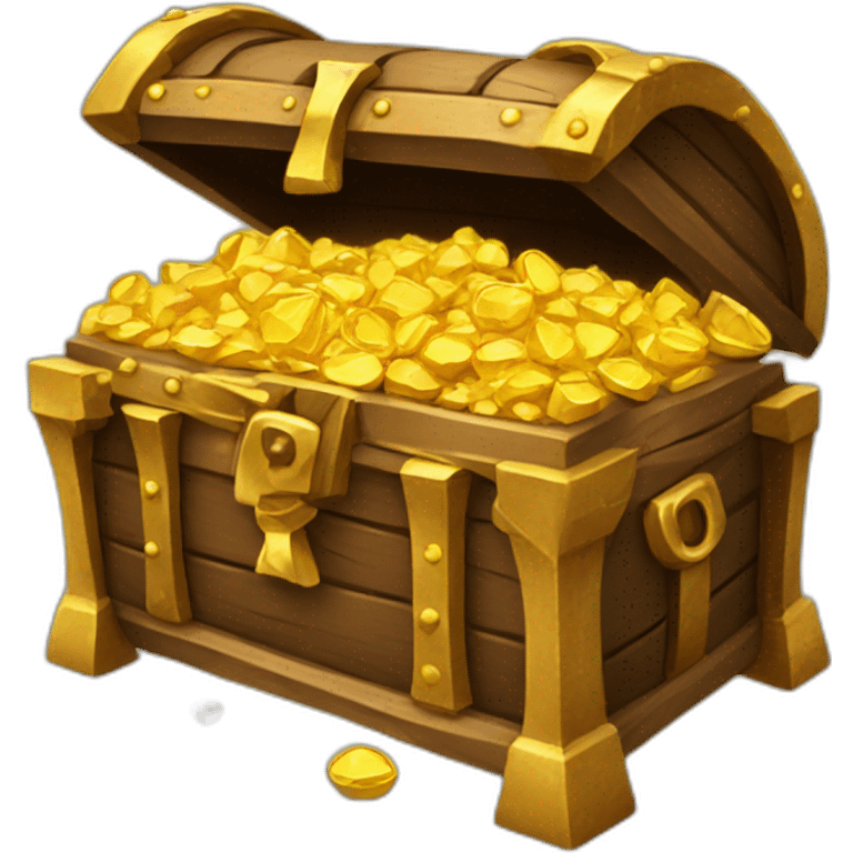 A magical treasure chest emoji