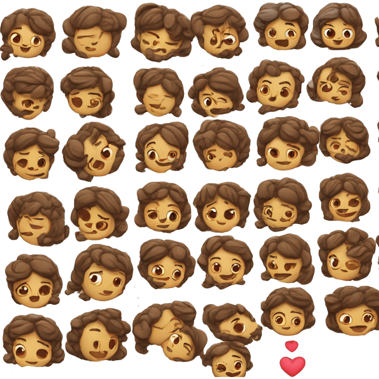 Morenito enamorado  emoji