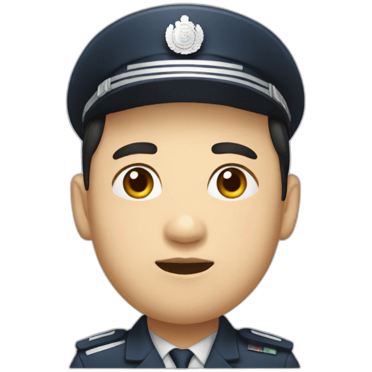 korea immigration officer emoji