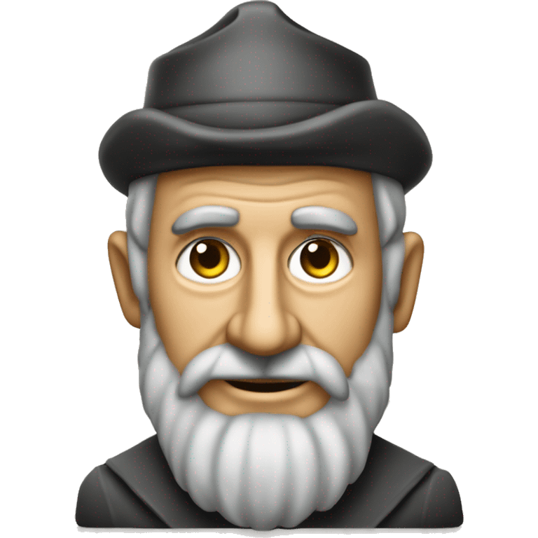 Joahnnes Gutenberg, genius, inventor of letterpress printing, father of modern socie emoji