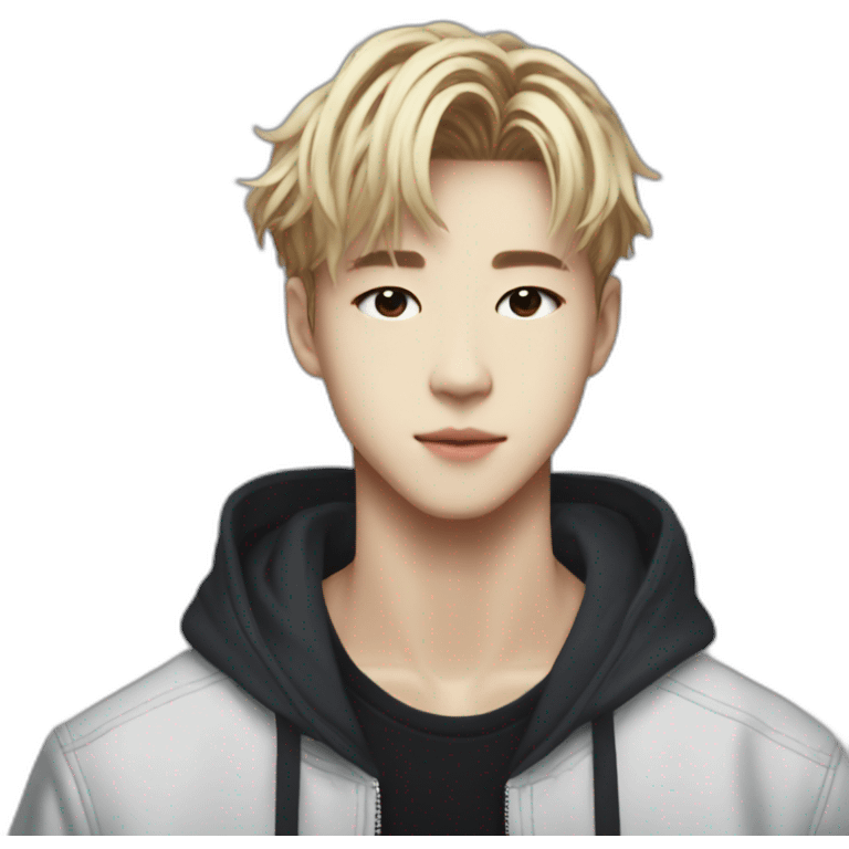 Lee Know du groupe Stray kids emoji