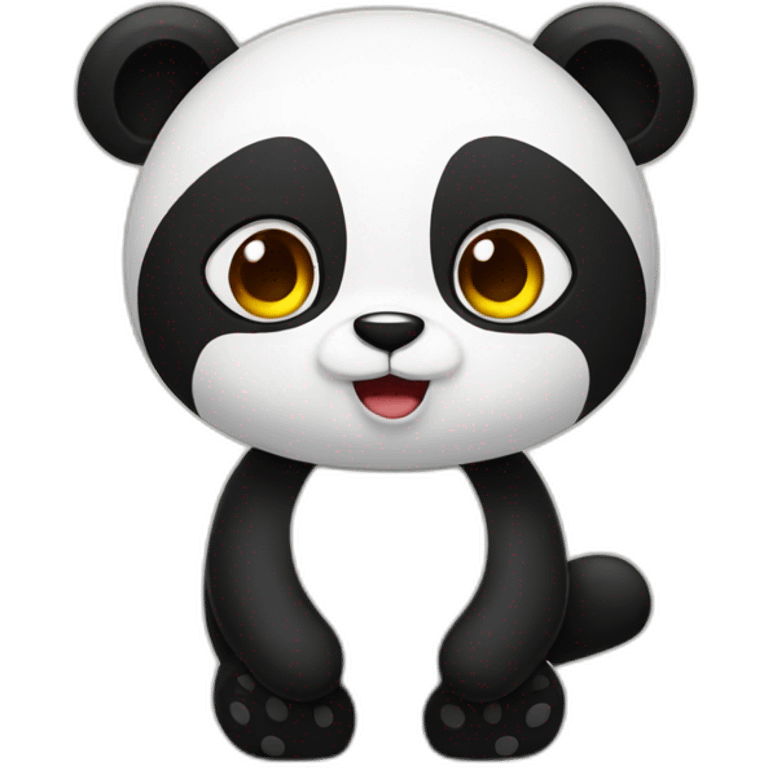 chat sur panda emoji