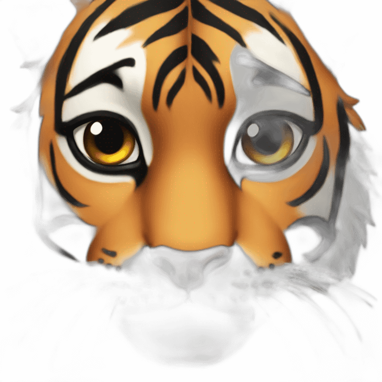 tiger eyes emoji