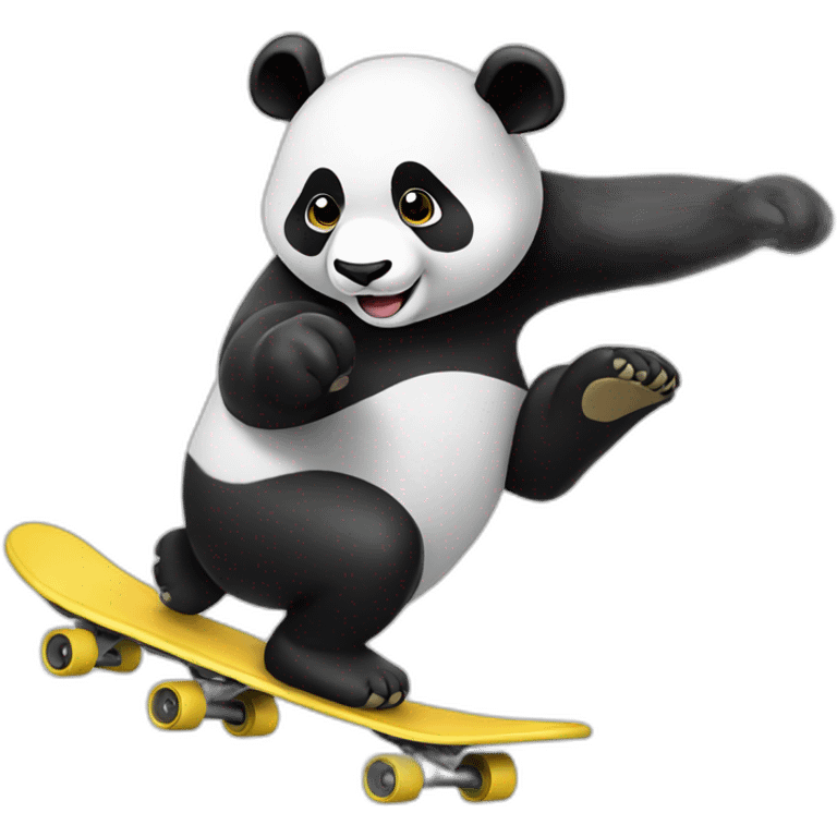 panda-doing-a-kickflip emoji