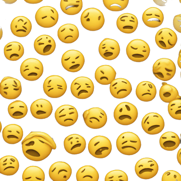 original yellow emoji but really sad emoji