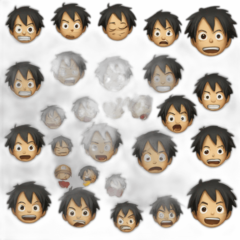 Luffy mewing emoji emoji