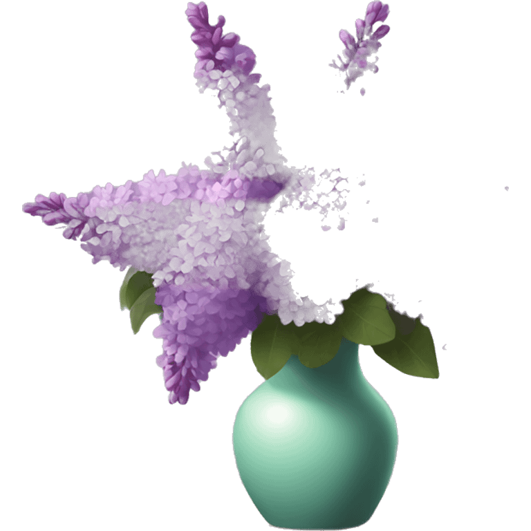 Lilacs in a vase emoji