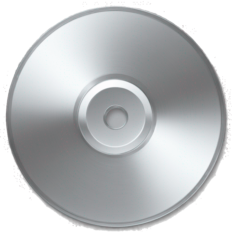 silver cd disk emoji