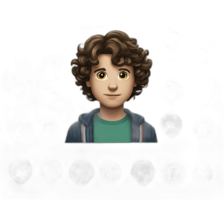 stranger things 11 faces emoji