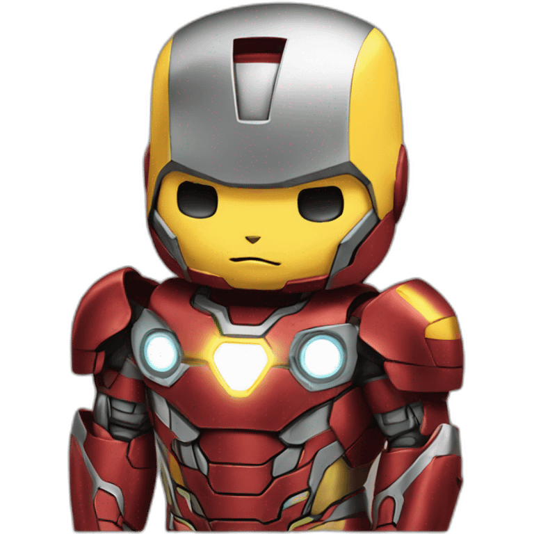 Iron man end pikachu emoji