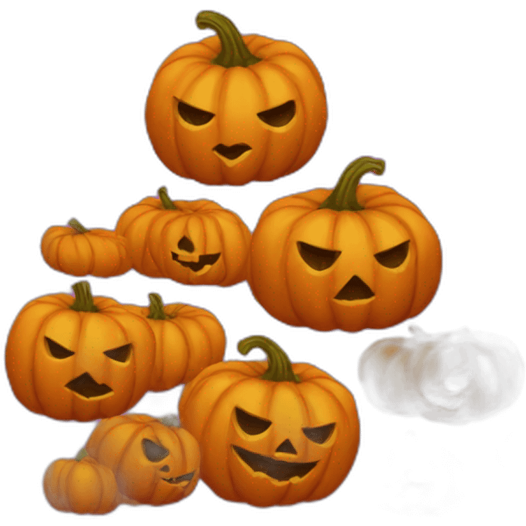 Halloween-pumpkin emoji