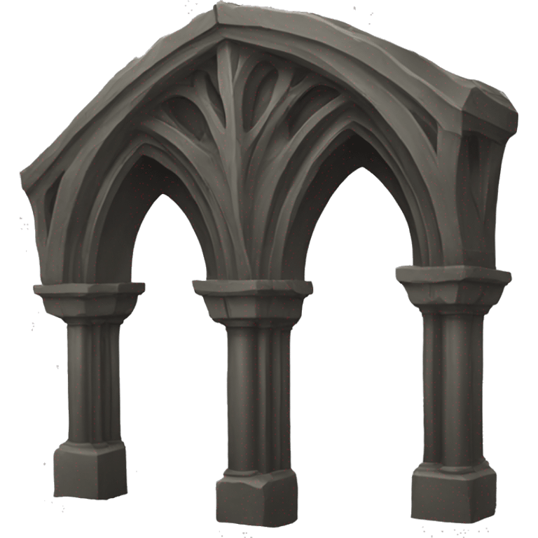 the death's veil Gothic arch  emoji