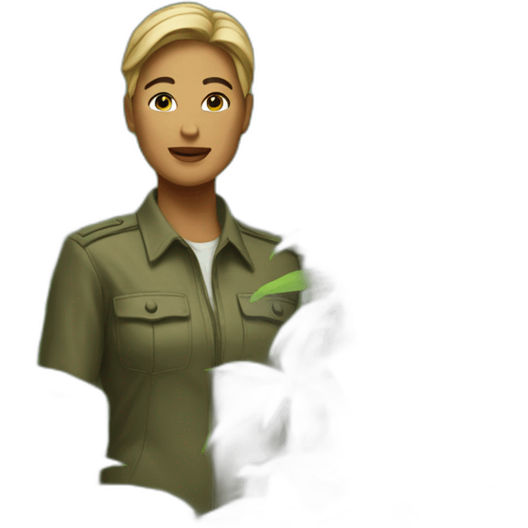 kim in bush emoji