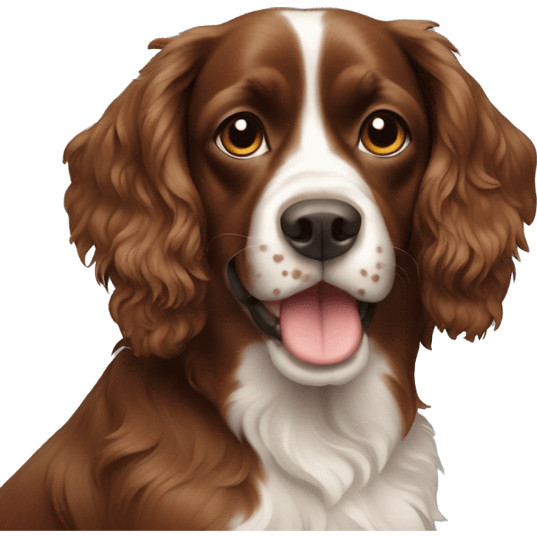 french britanny spaniel dog emoji