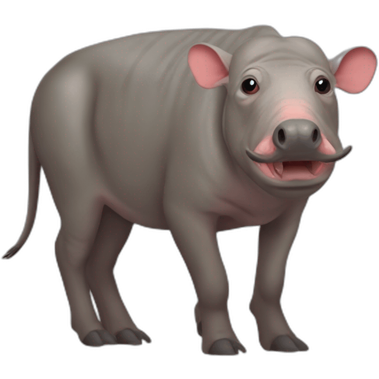 North Sulawesi babirusa emoji