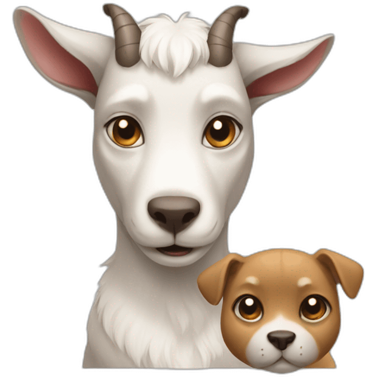 Goat dog and cat emoji