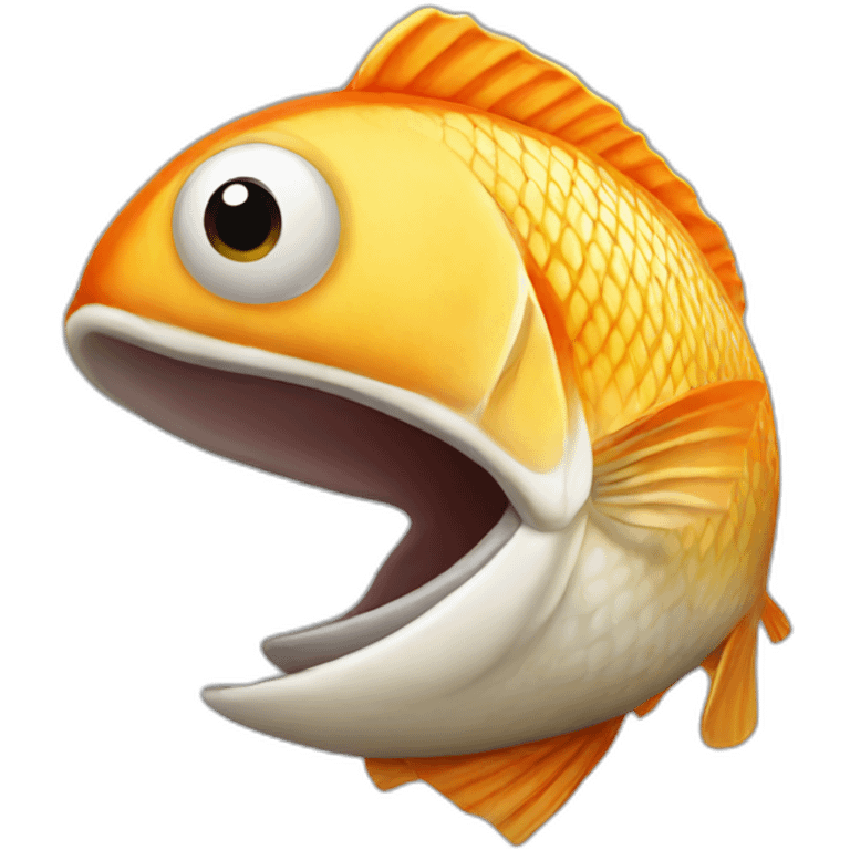 Fish nut emoji