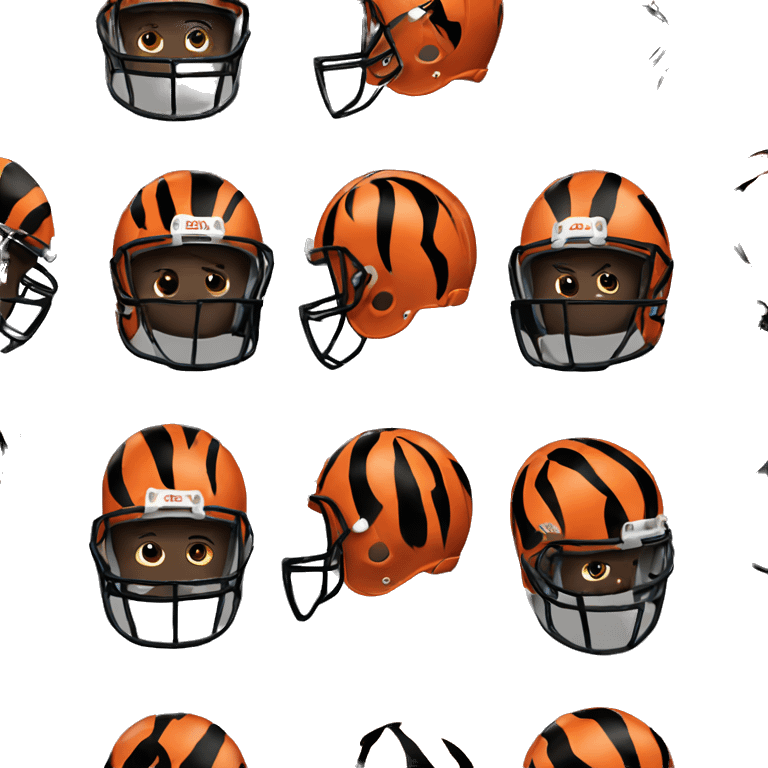 Football bengals emoji