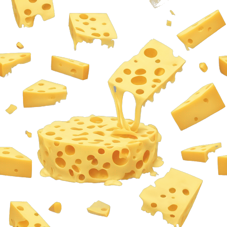 Shredded cheese emoji