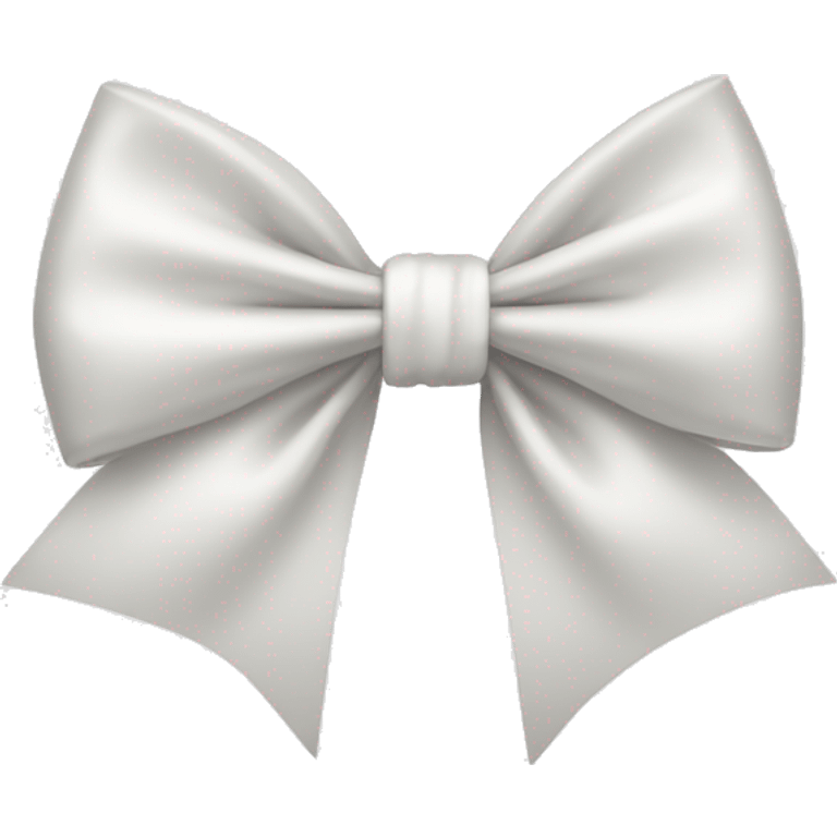 White bow emoji