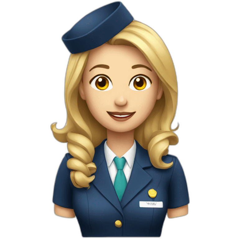 flight attendant emoji