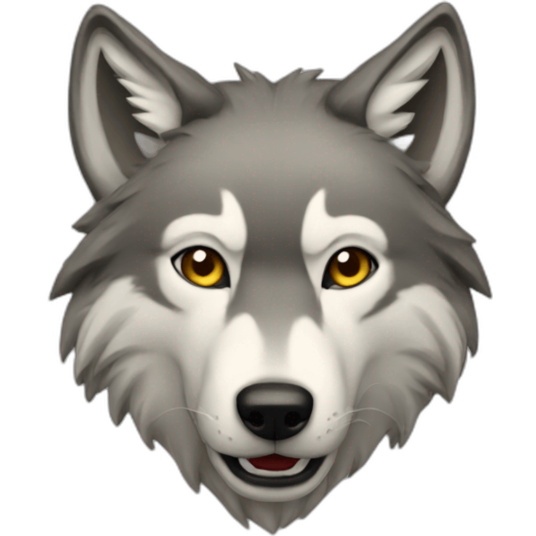 Wild wolf  emoji