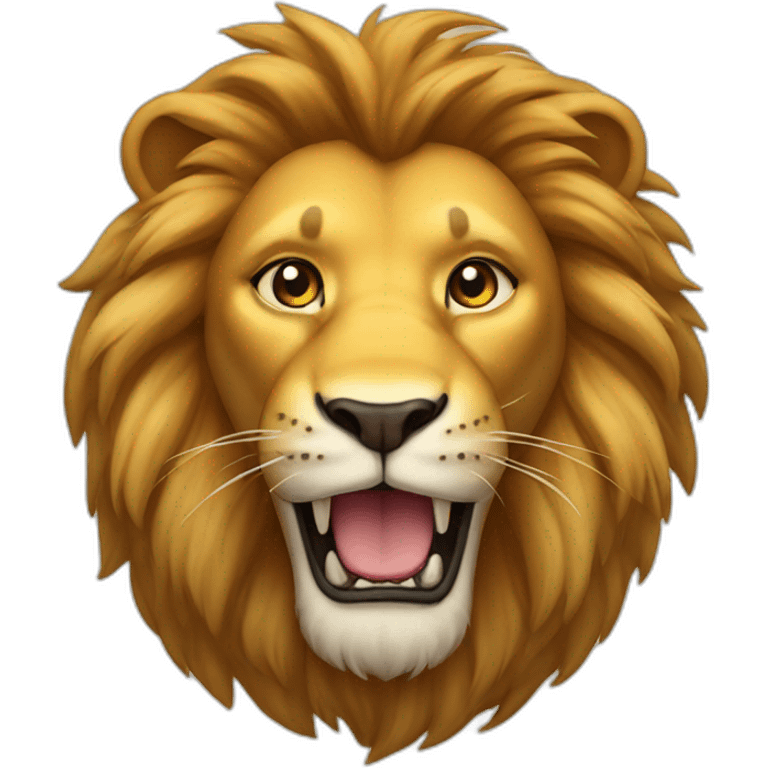 proud lion emoji