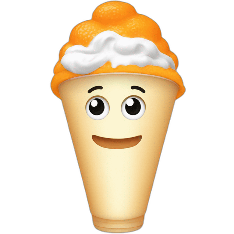 Orange Yakult emoji