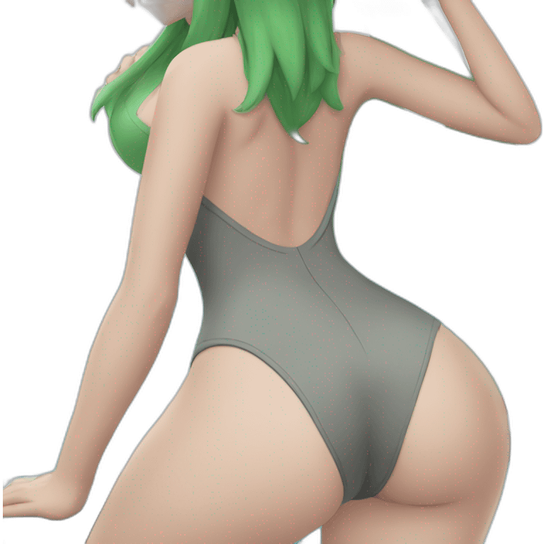 gardevoir pokemon full body pawg small swimsuit back emoji