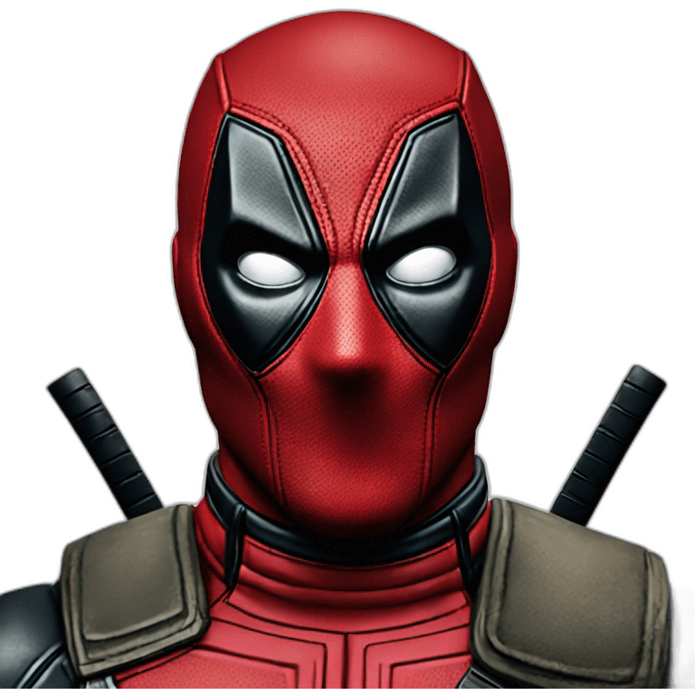 Deadpool hyper realistic emoji