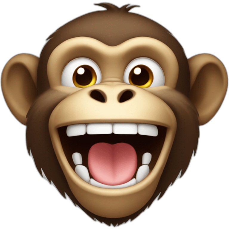 Monkey-laughing emoji