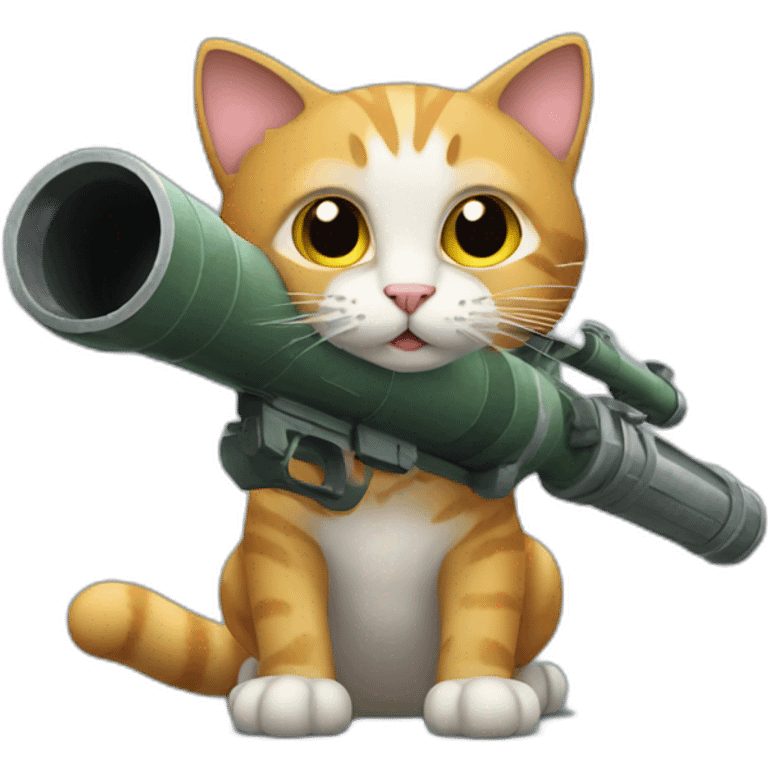 cat with a bazooka emoji