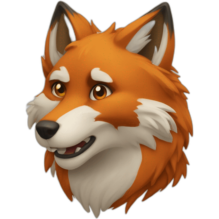 Dire fox emoji