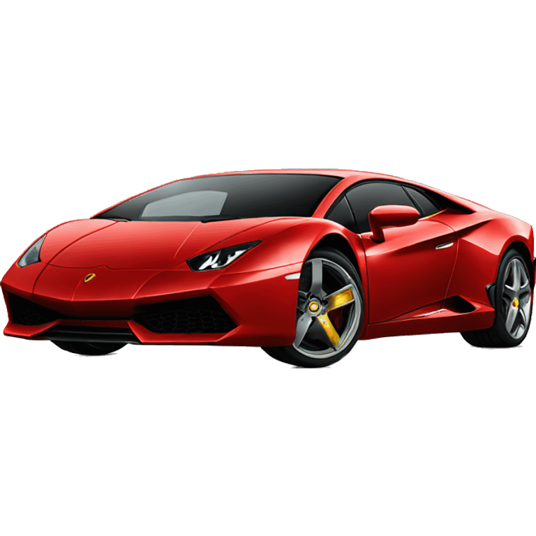 Red Lamborghini  emoji