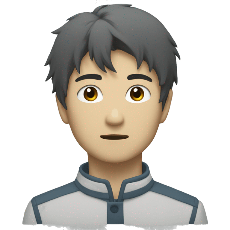 shinji with inverted color emoji