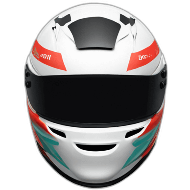 Lewis Hamilton in race helmet emoji