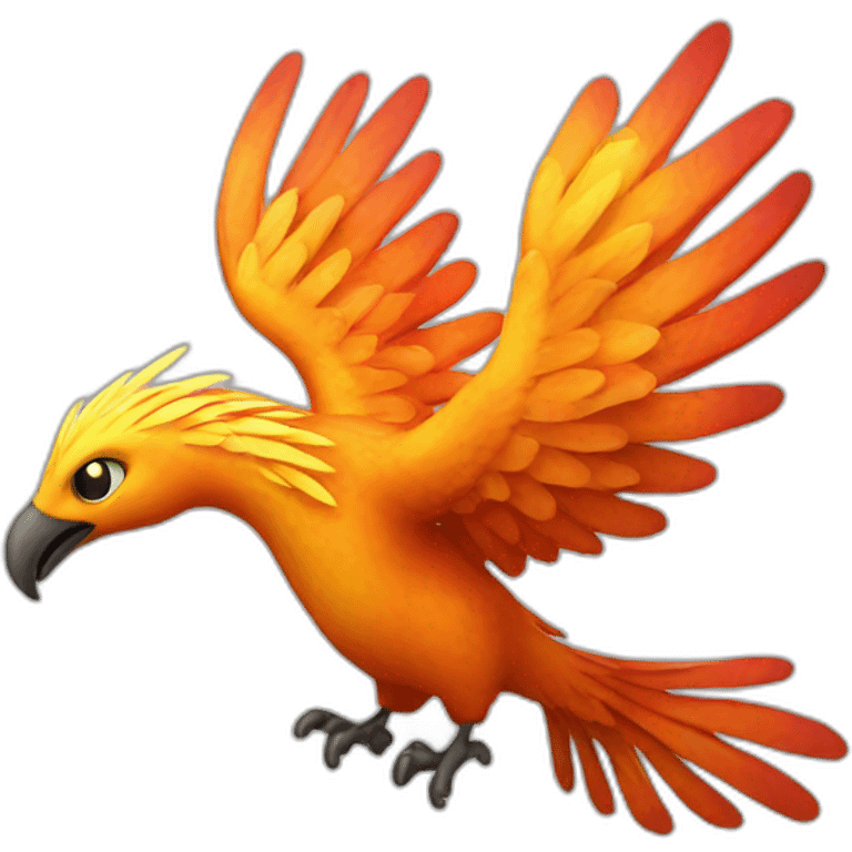 a phoenix bird coding emoji