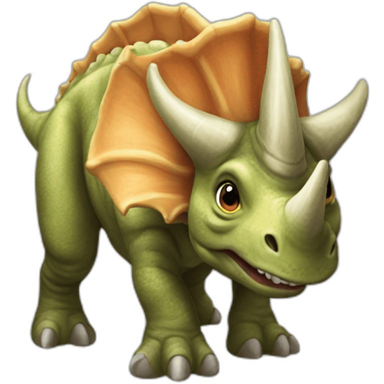 Triceratops emoji