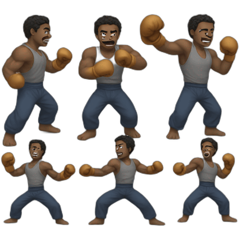 fighting emoji